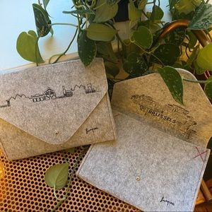 100% recycled material storage pouch